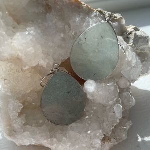 Elegant Silver Teardrop Earrings